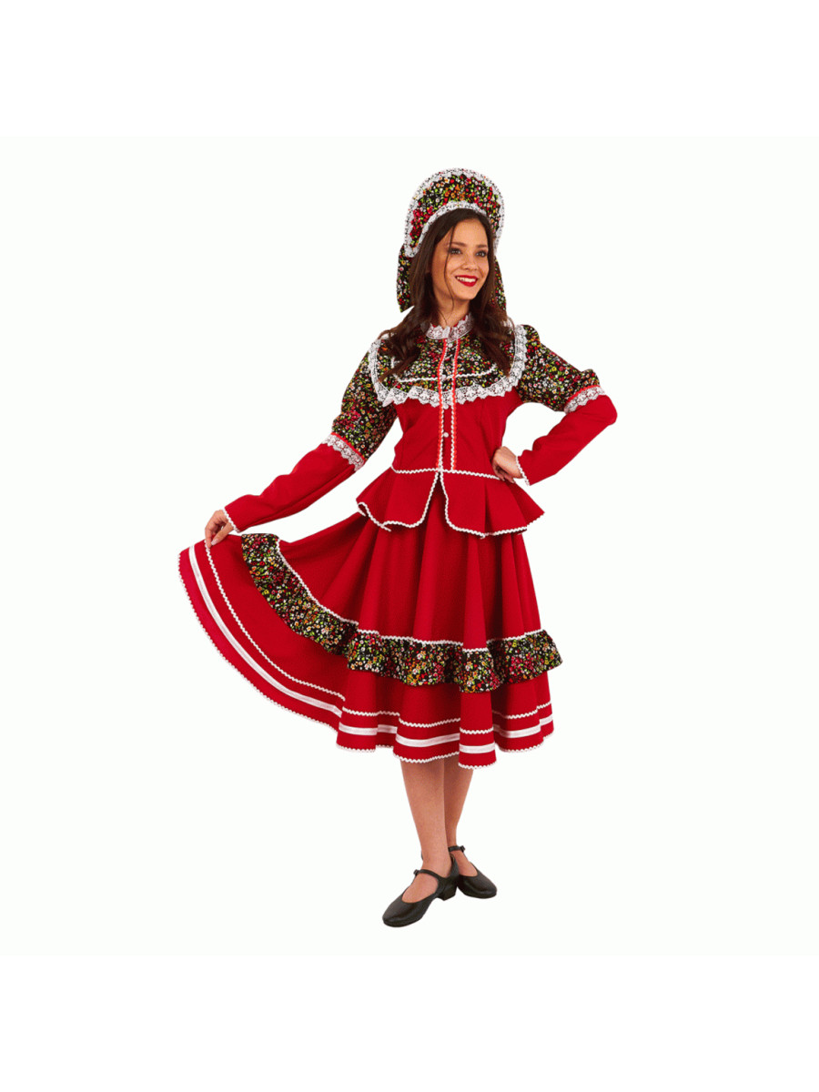 Казачий костюм женский "Кадриль кубанская"