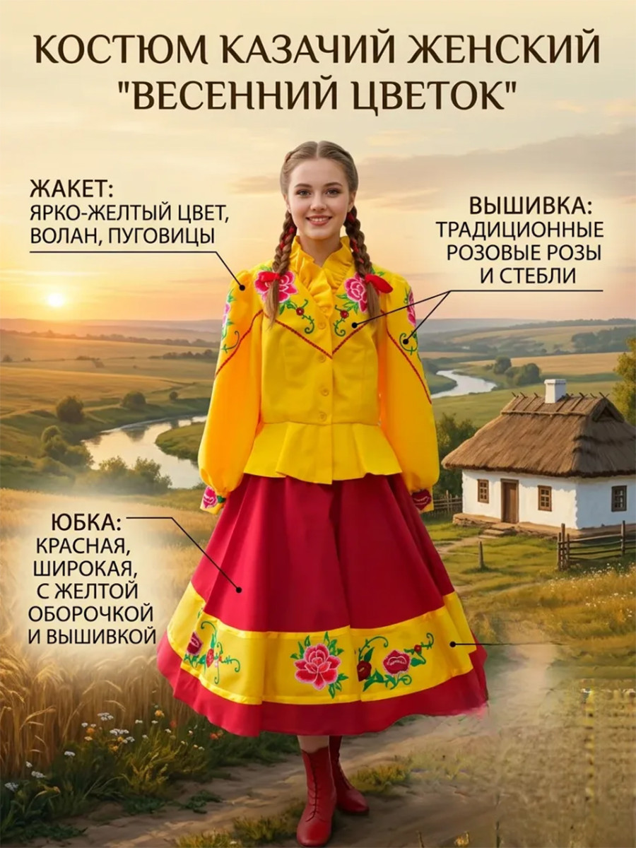 Казачий костюм женский
